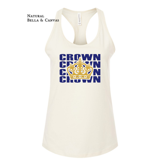 Crowns Stacked | Cheerleading | Racerback Tank