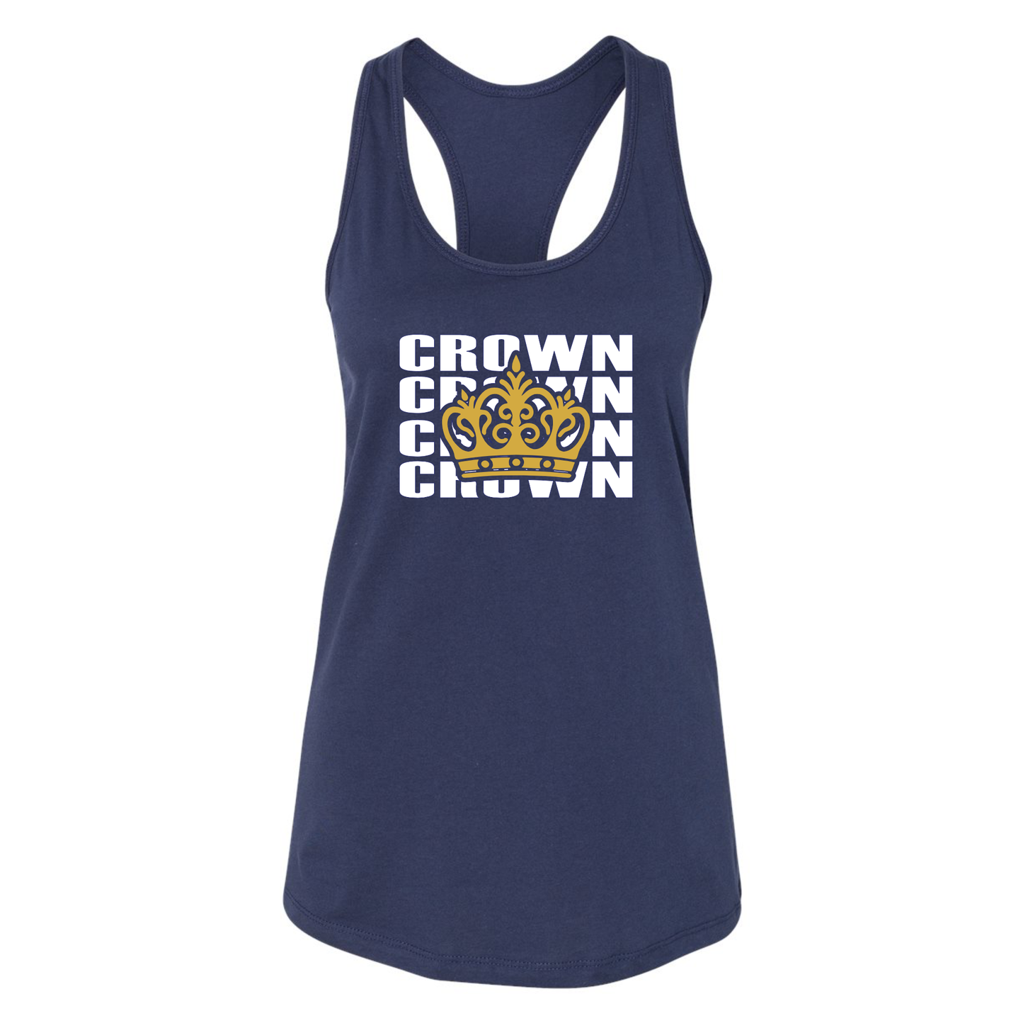 Crowns Stacked | Cheerleading | Racerback Tank