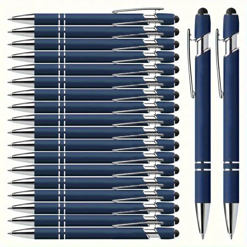 TEACHER APPRECIATION Customized Individual Stylist Pens | Blue Ink | Silver Engrave