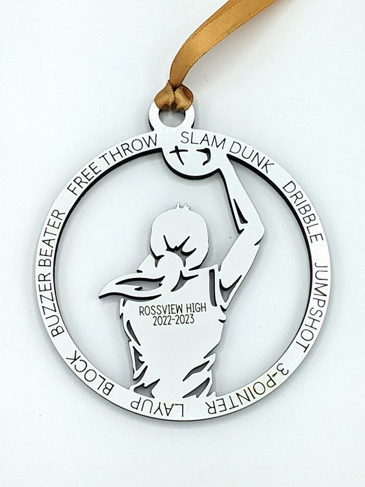 2022-2023 | FEMALE BASKETBALL| Rossview School Christmas Ornaments | CLEARANCE