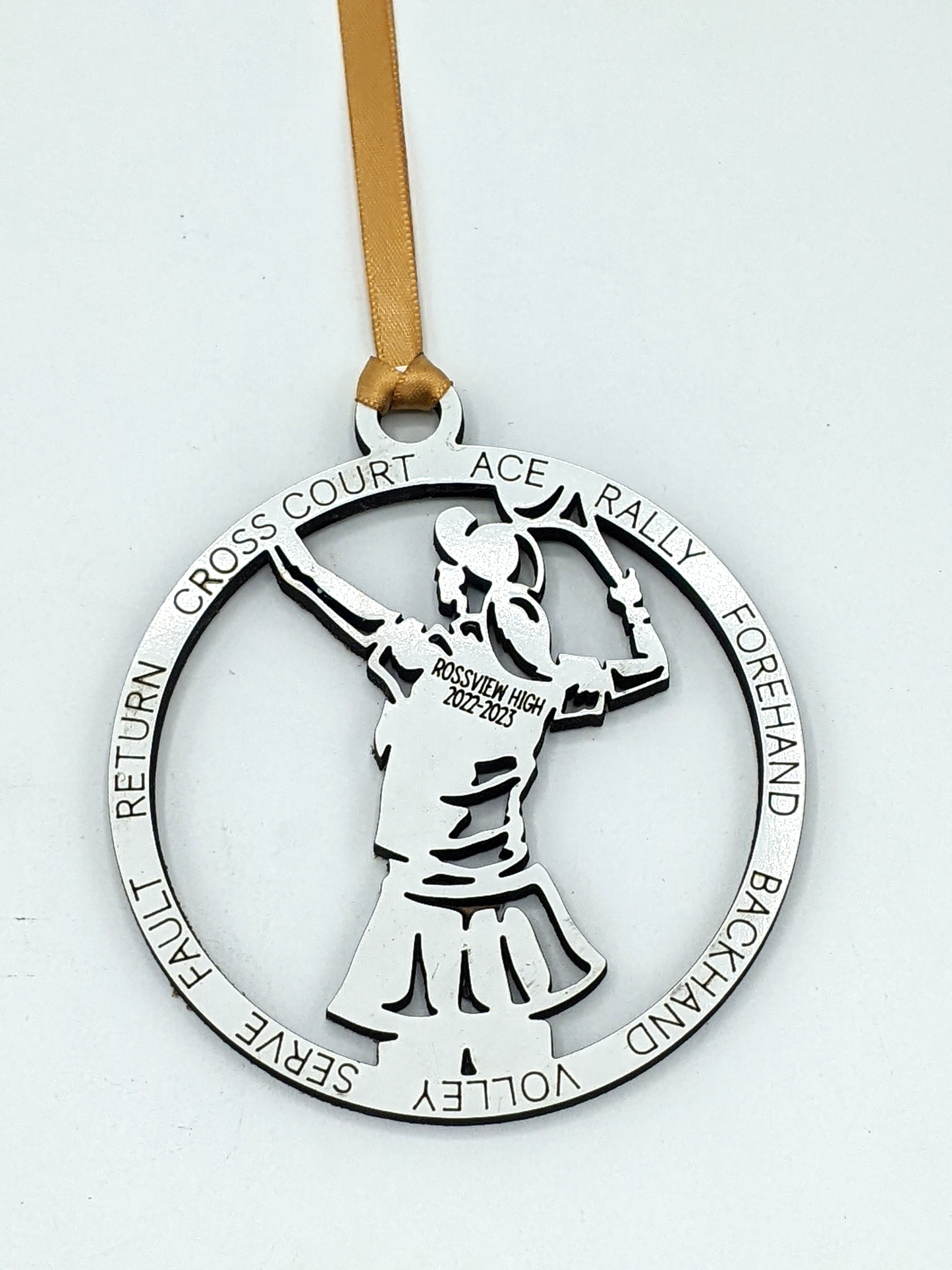 2022-2023 | FEMALE TENNIS | Rossview School Christmas Ornaments | CLEARANCE