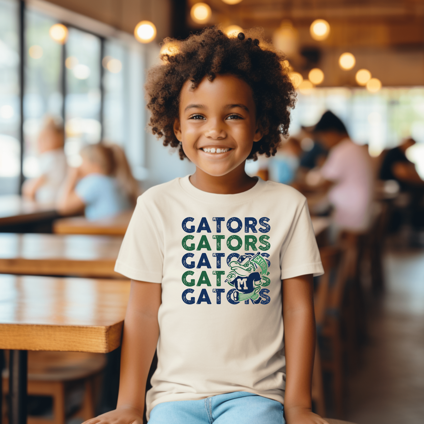 MYB Gators with MALE Gator Flag Mascot | Madisonville Youth Boosters | Toddler & Youth