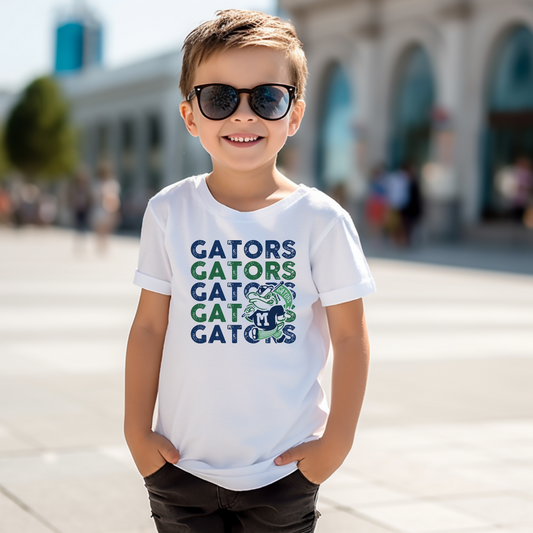 MYB Gators with MALE Gator Flag Mascot | Madisonville Youth Boosters | Toddler & Youth
