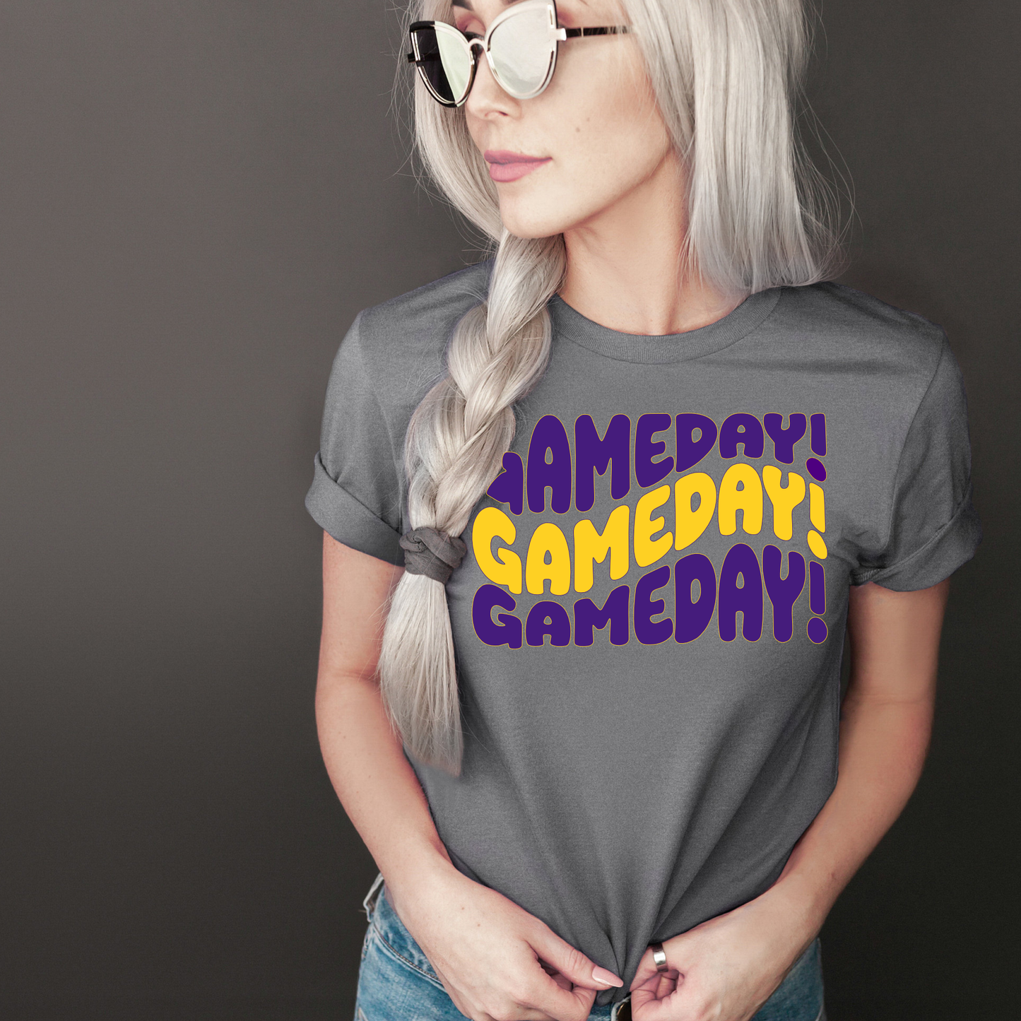 Groovy LSU GAME DAY T-shirt (Short & Long Sleeve)