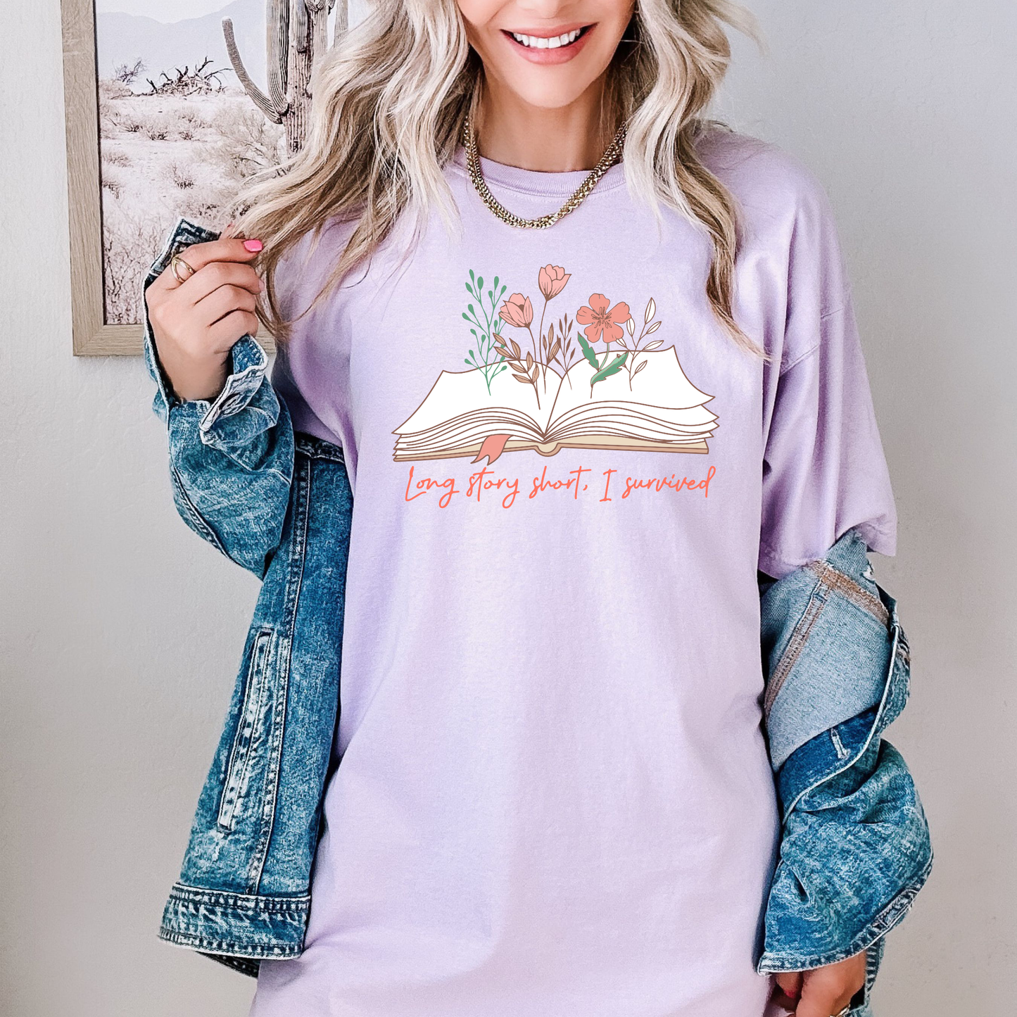Long Story Short, I Survived -The Eras Tour - Taylor Swift - Adult & Youth Comfort Colors Concert Tee