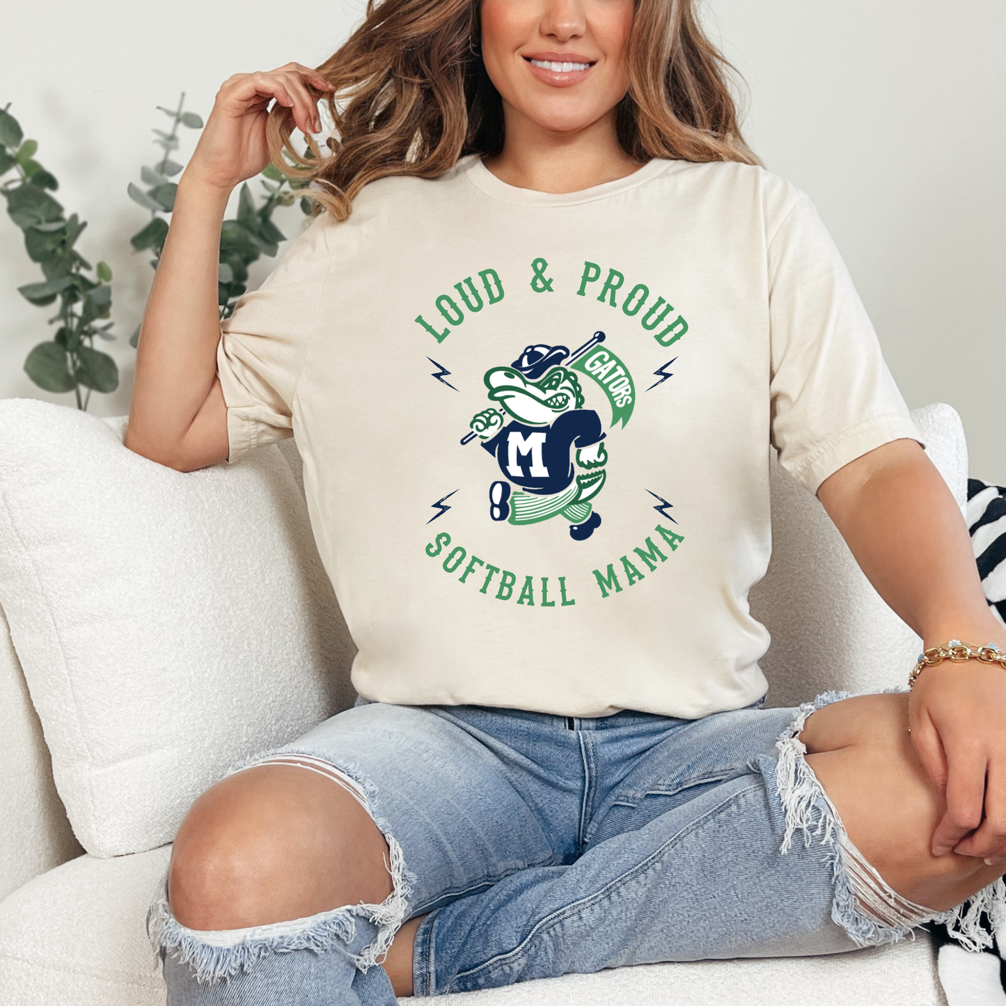 Loud & Proud SOFTBALL Mama | Gators | Madisonville Gators