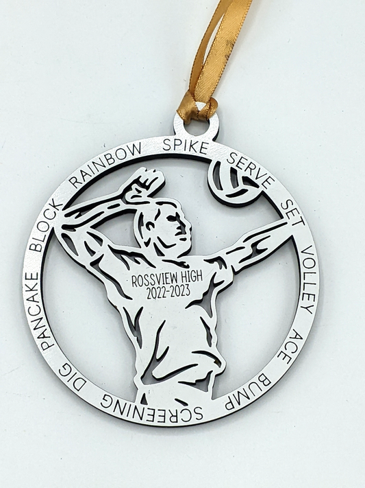 2022-2023 | MALE VOLLEYBALL | Rossview School Christmas Ornaments | CLEARANCE