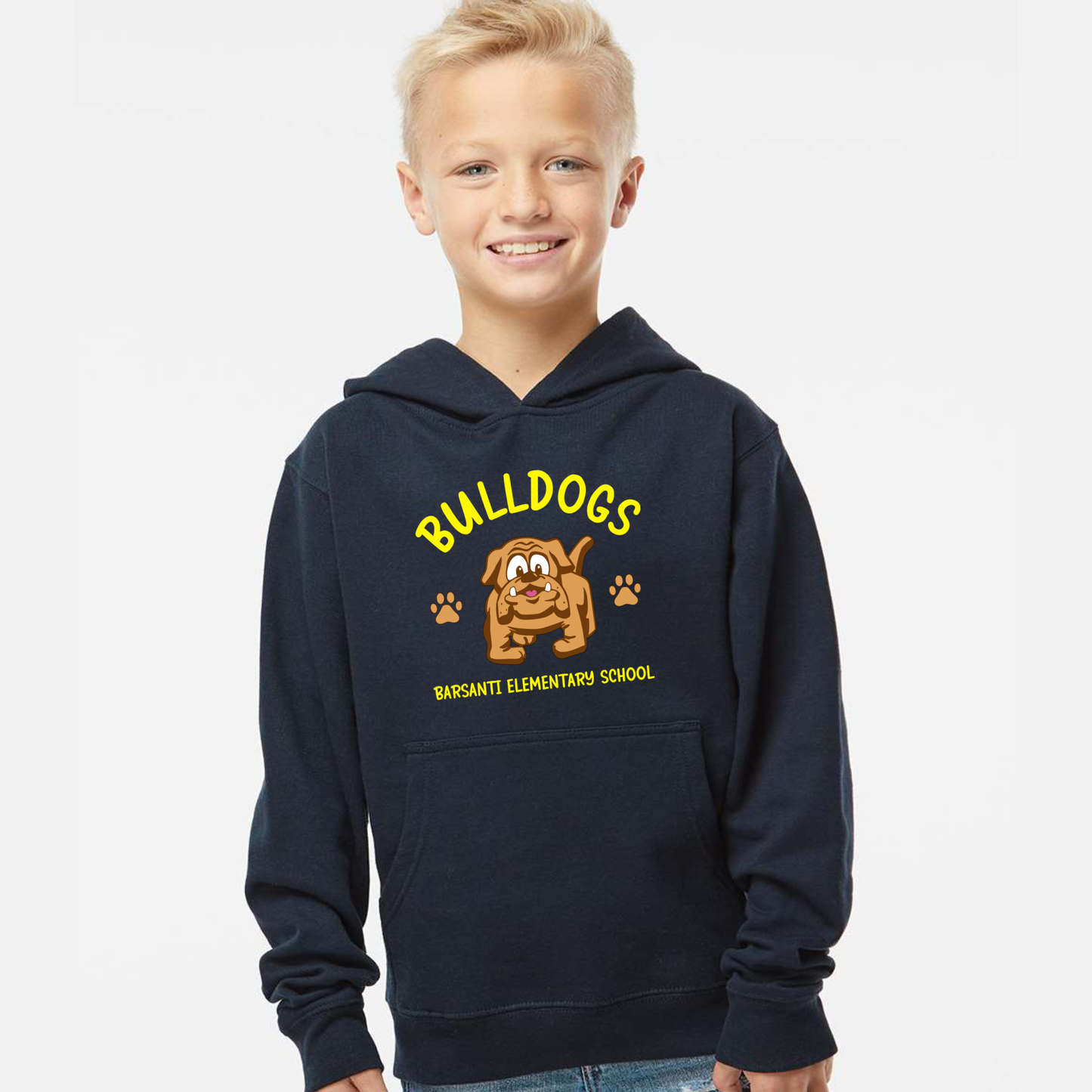 Youth - Barsanti Bulldogs - Hooded Sweatshirt - BES