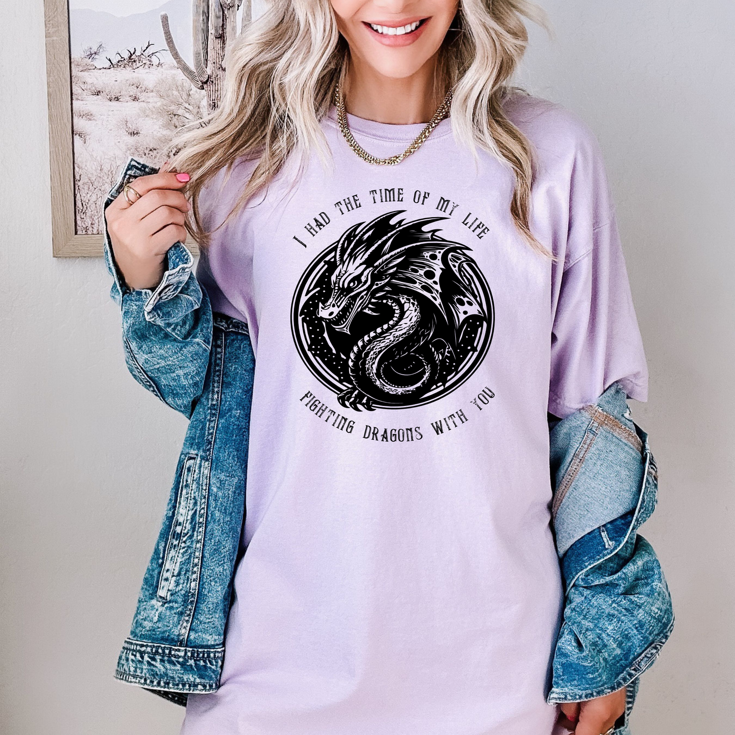 Fighting Dragons - Long Live -The Eras Tour - Taylor Swift - Adult & Youth Comfort Colors Concert Tee