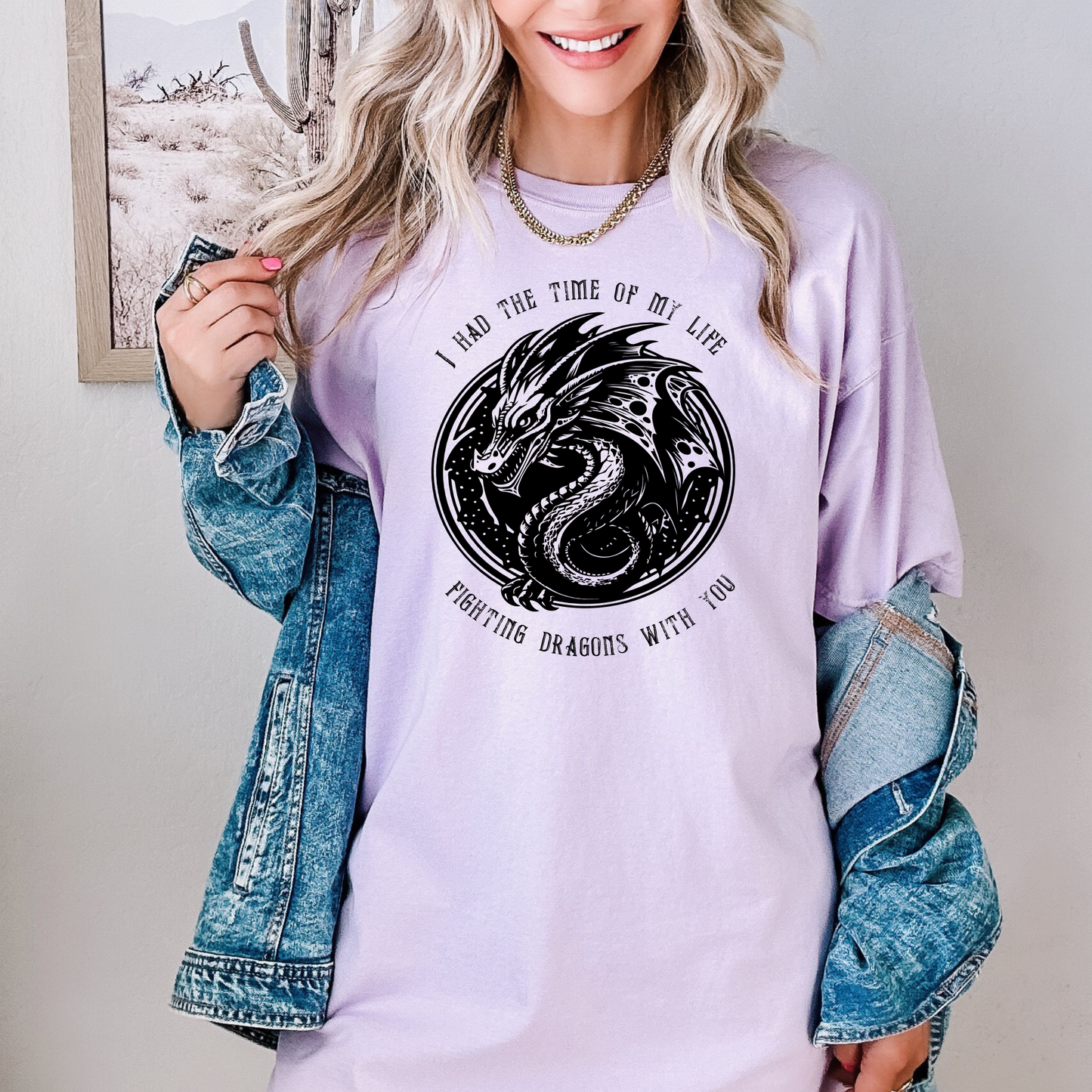 Fighting Dragons - Long Live - Adult & Youth Comfort Colors Concert Tee