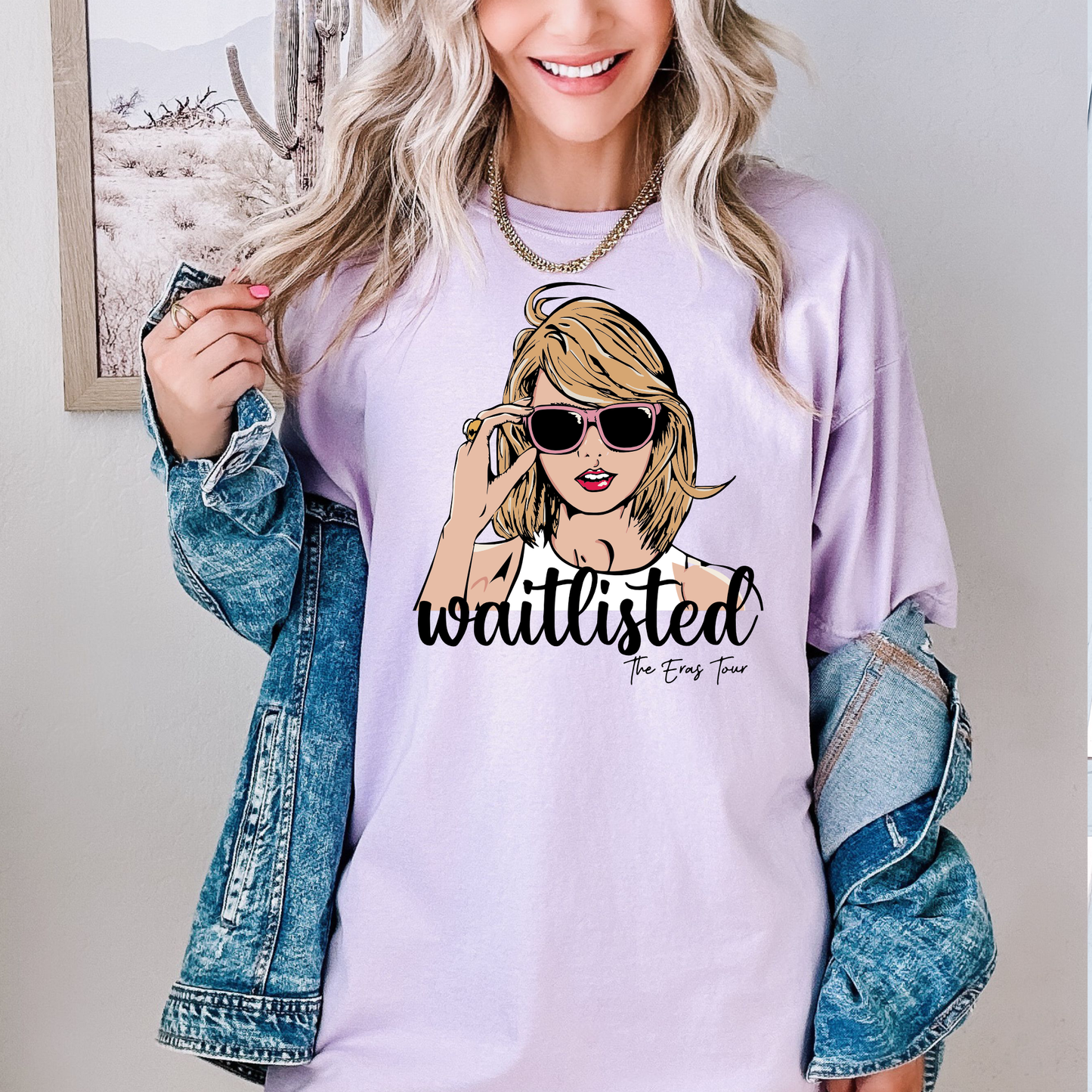 Waitlisted Portrait - The Eras Tour - Taylor Swift  - Adult Comfort Colors T-Shirts