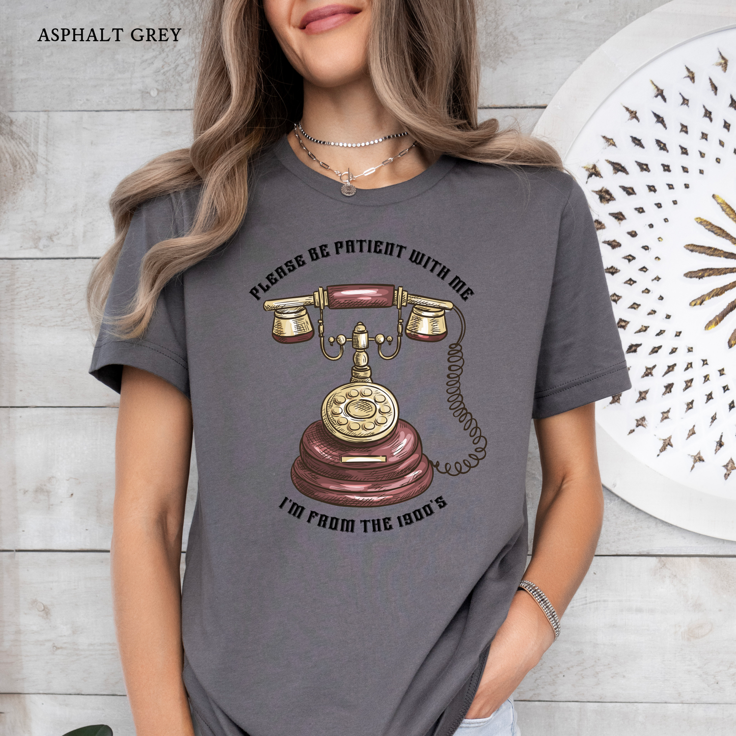 Vintage Telephone | Born in the 1900's | Funny Graphic Tee | Birthday Shirt