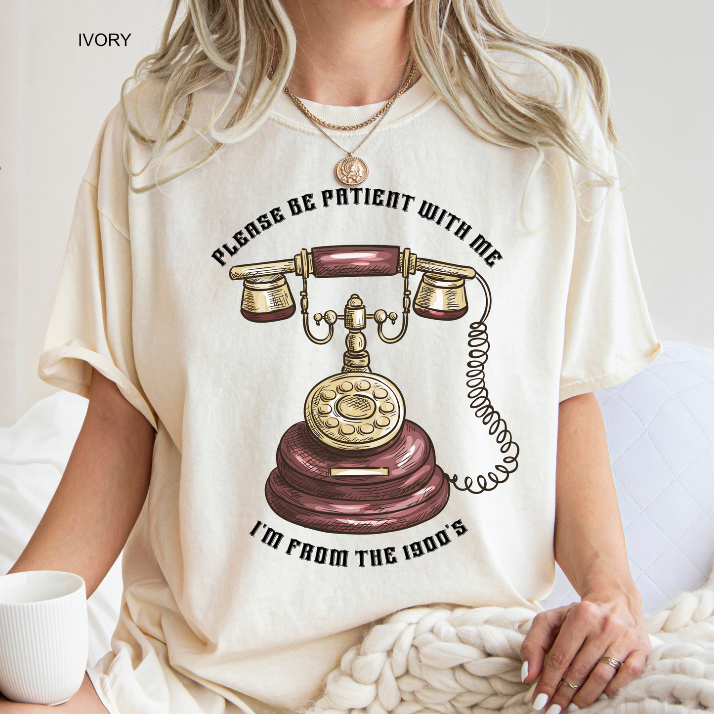 Vintage Telephone | Born in the 1900's | Funny Graphic Tee | Birthday Shirt