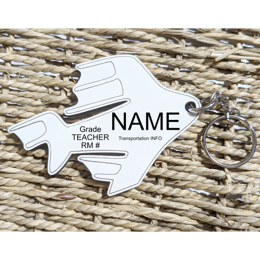 Plane Jet Backpack tag