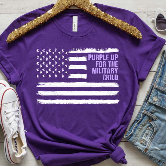 Purple Up for the Military Child | Month of the Military Child | Kids | MOTMC