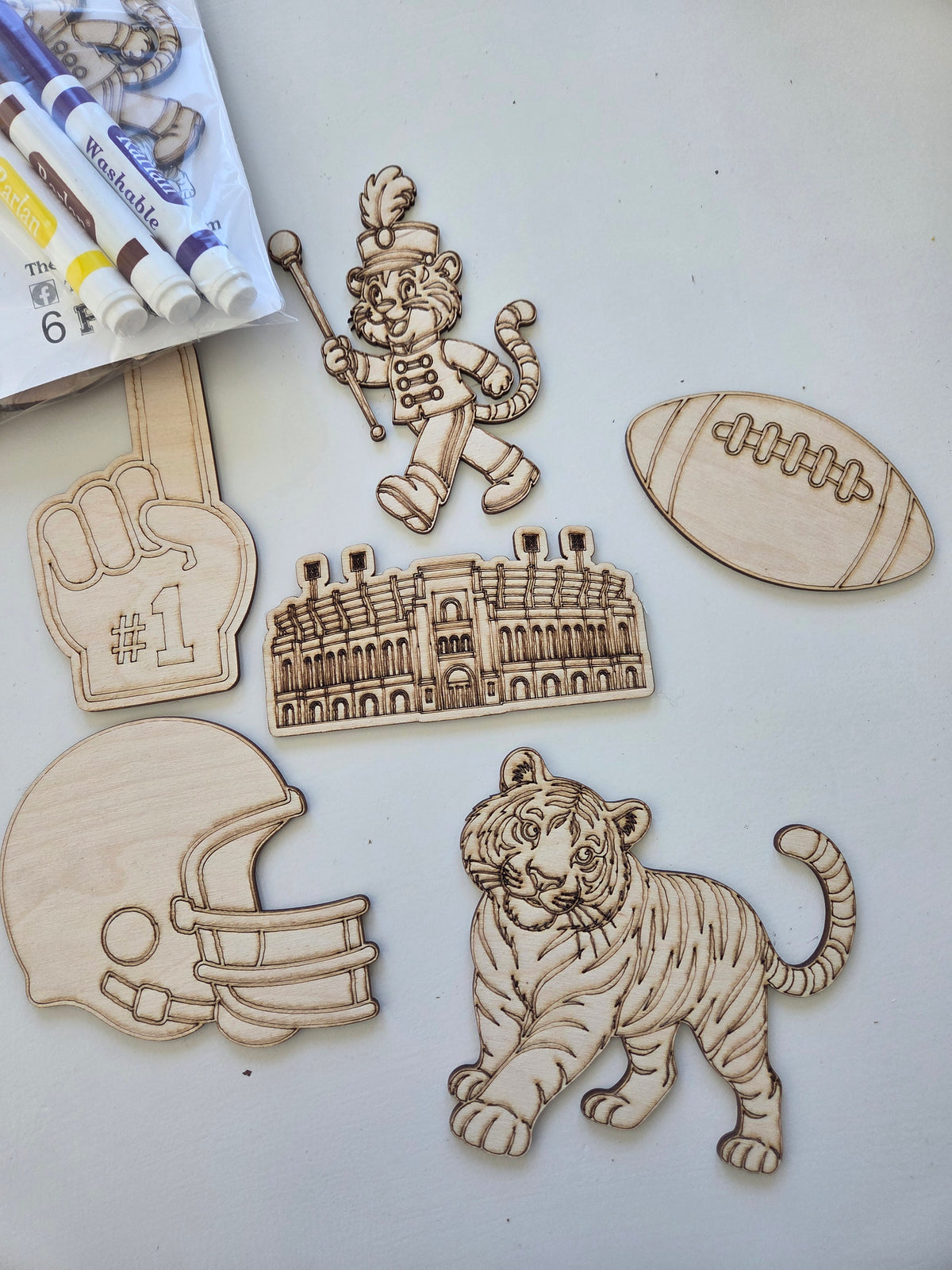 Louisiana Saturday Night Tiger Art Kit
