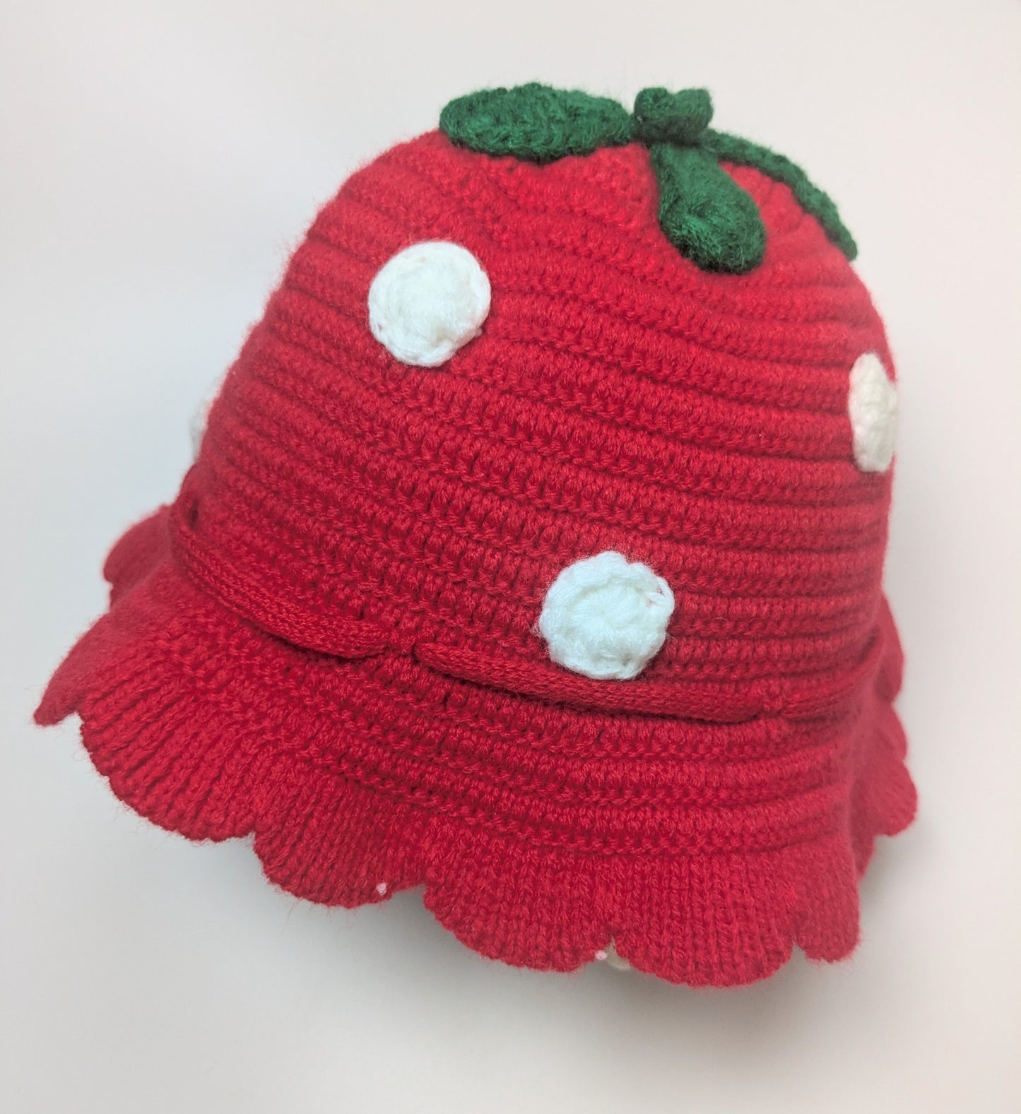 Crochet Baby Toddler Strawberry hat | Strawberry Festival