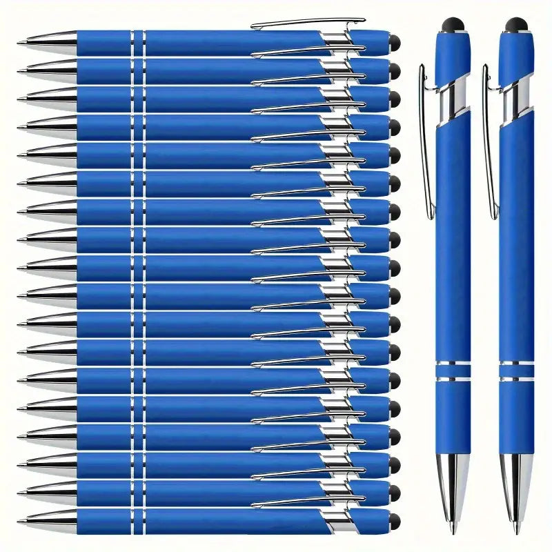 TEACHER APPRECIATION Customized Individual Stylist Pens | Blue Ink | Silver Engrave
