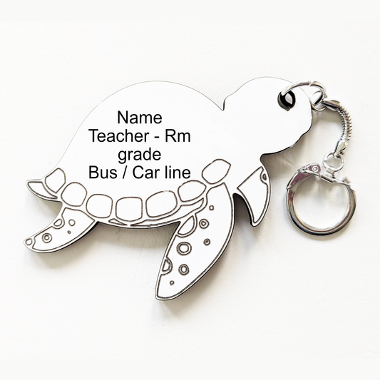 Sea Turle Backpack tag