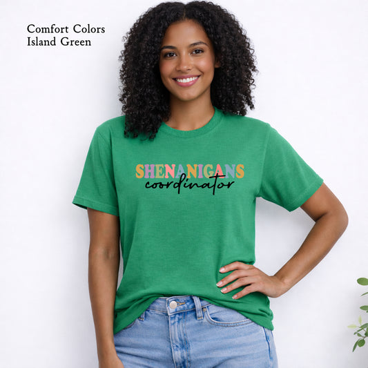 Shenanigans Coordinator men’s St. Patrick’s Day tee