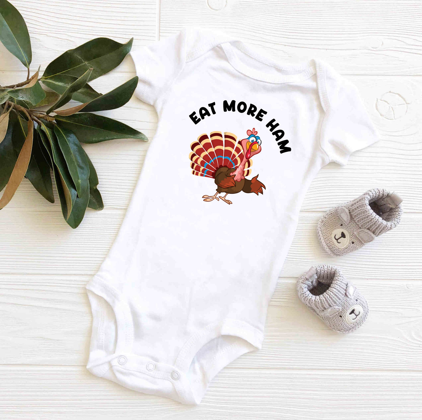Eat More Ham| Thanksgiving | Infant Bodysuit