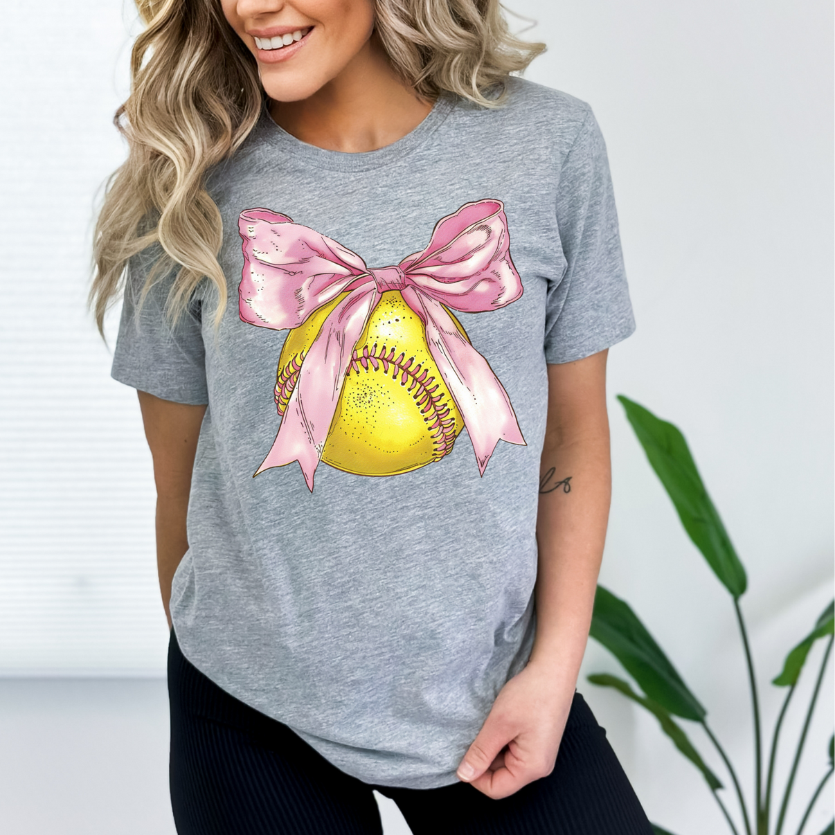 Single Coquette Softball | Bow | Softball Mom | Game Day – The Twisted ...
