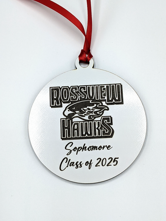 2022-2023 | SOPHOMORE YEAR CLASS OF 2025 | Rossview School Christmas Ornaments | CLEARANCE