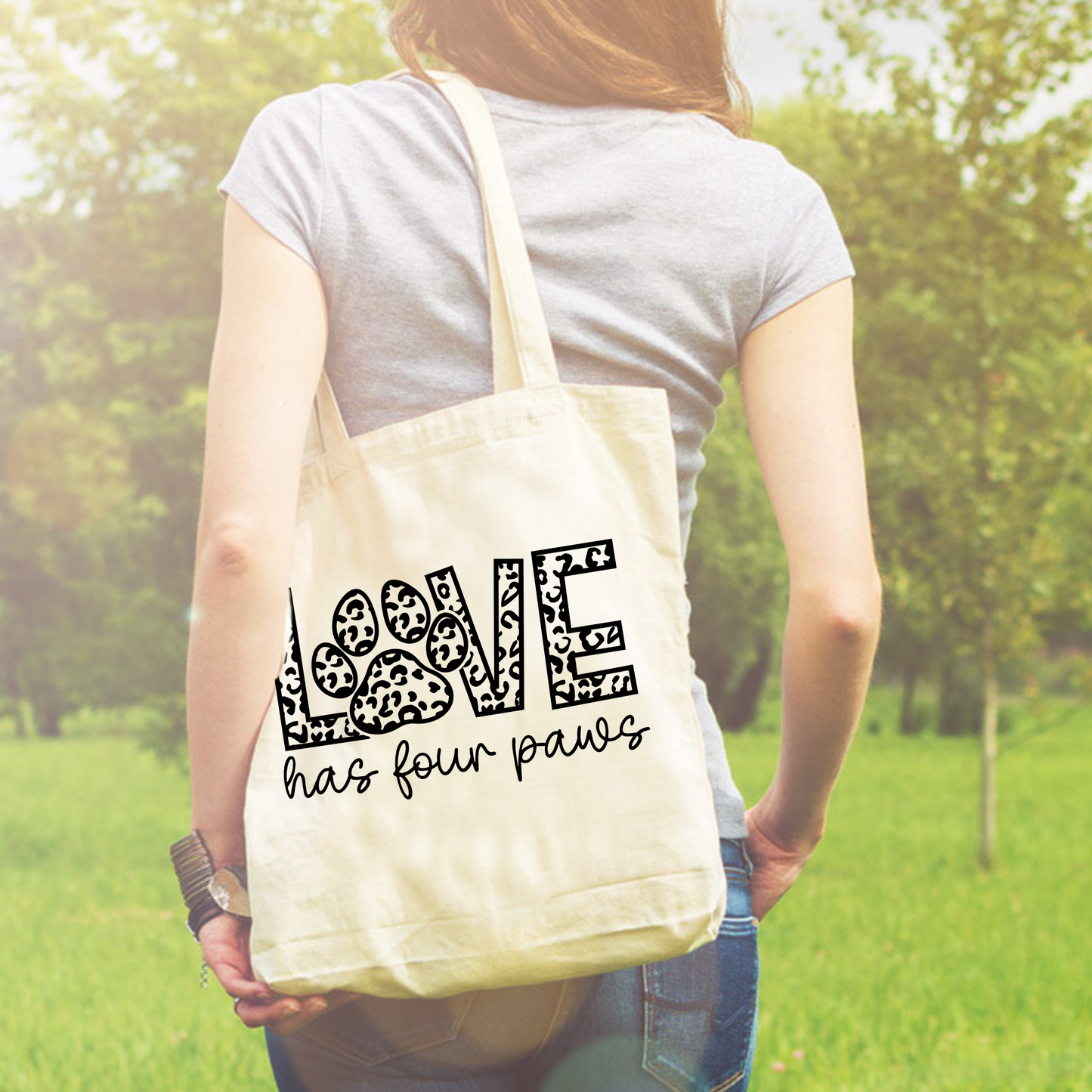 Love has Four Paws Tote