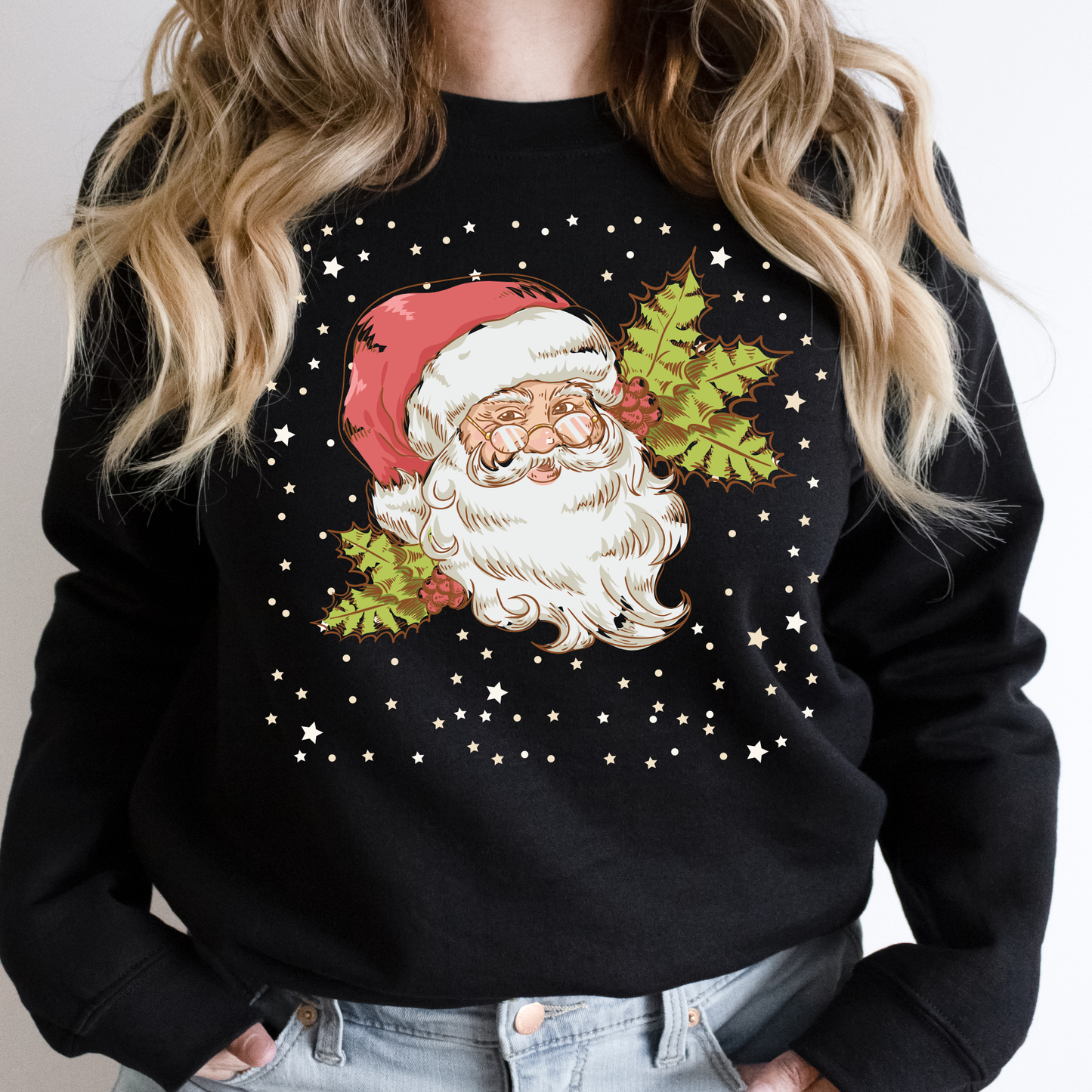 Vintage Santa | Christmas Independent Trading Comp. Sweatshirts