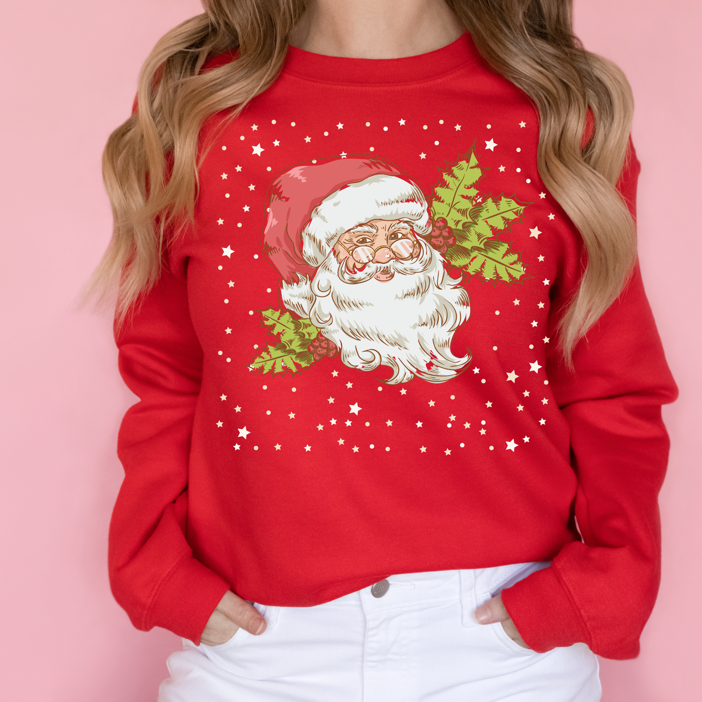 Vintage Santa | Christmas Independent Trading Comp. Sweatshirts