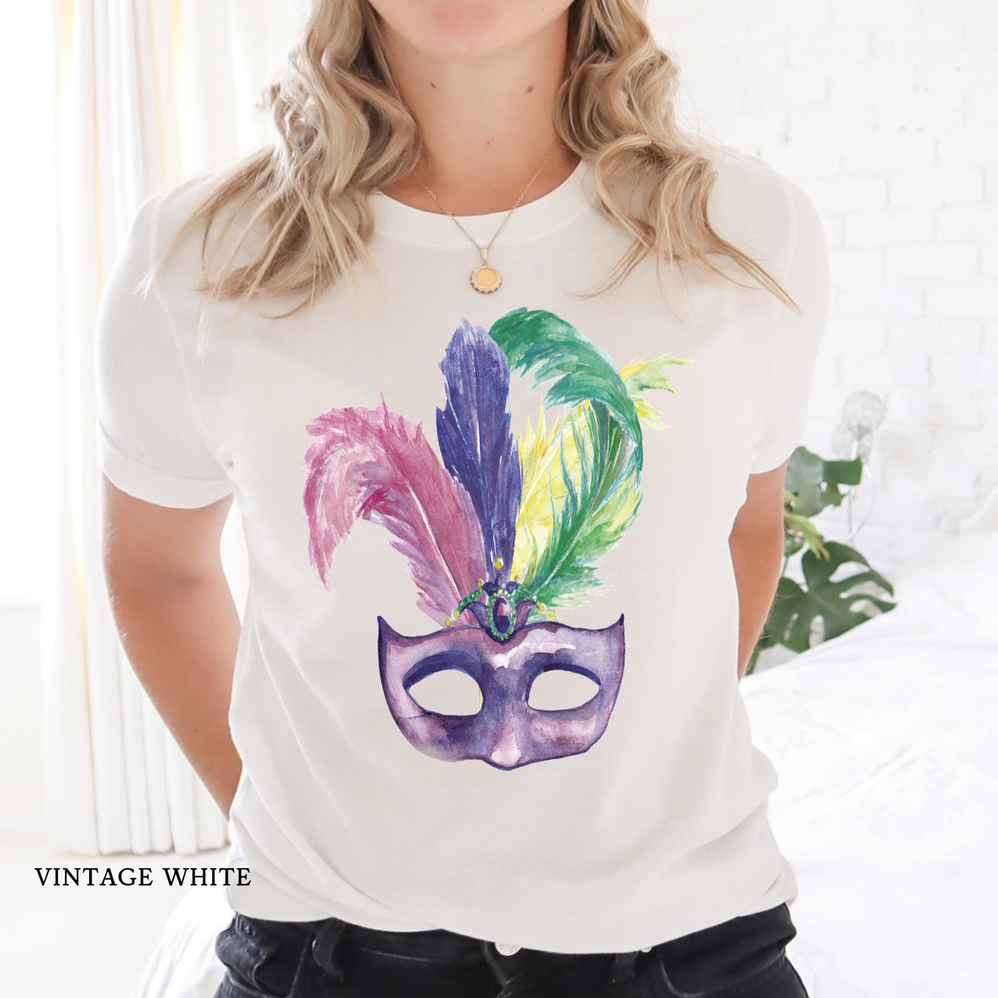 Watercolored Mardi Gras Mask | Mardi Gras | Kids & Adults