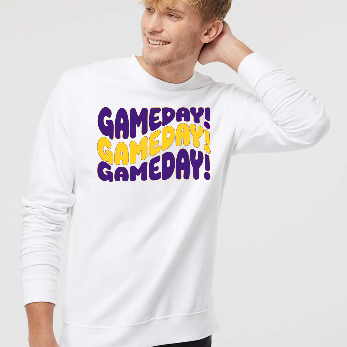 Groovy LSU GAME DAY Sweatshirt