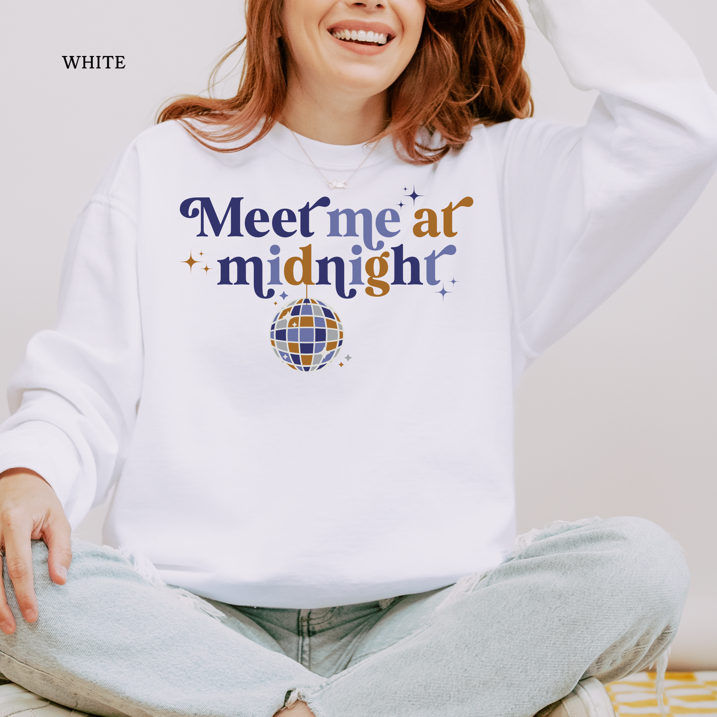 Meet Me at Midnight | Comfort Colors Christmas Sweatshirt
