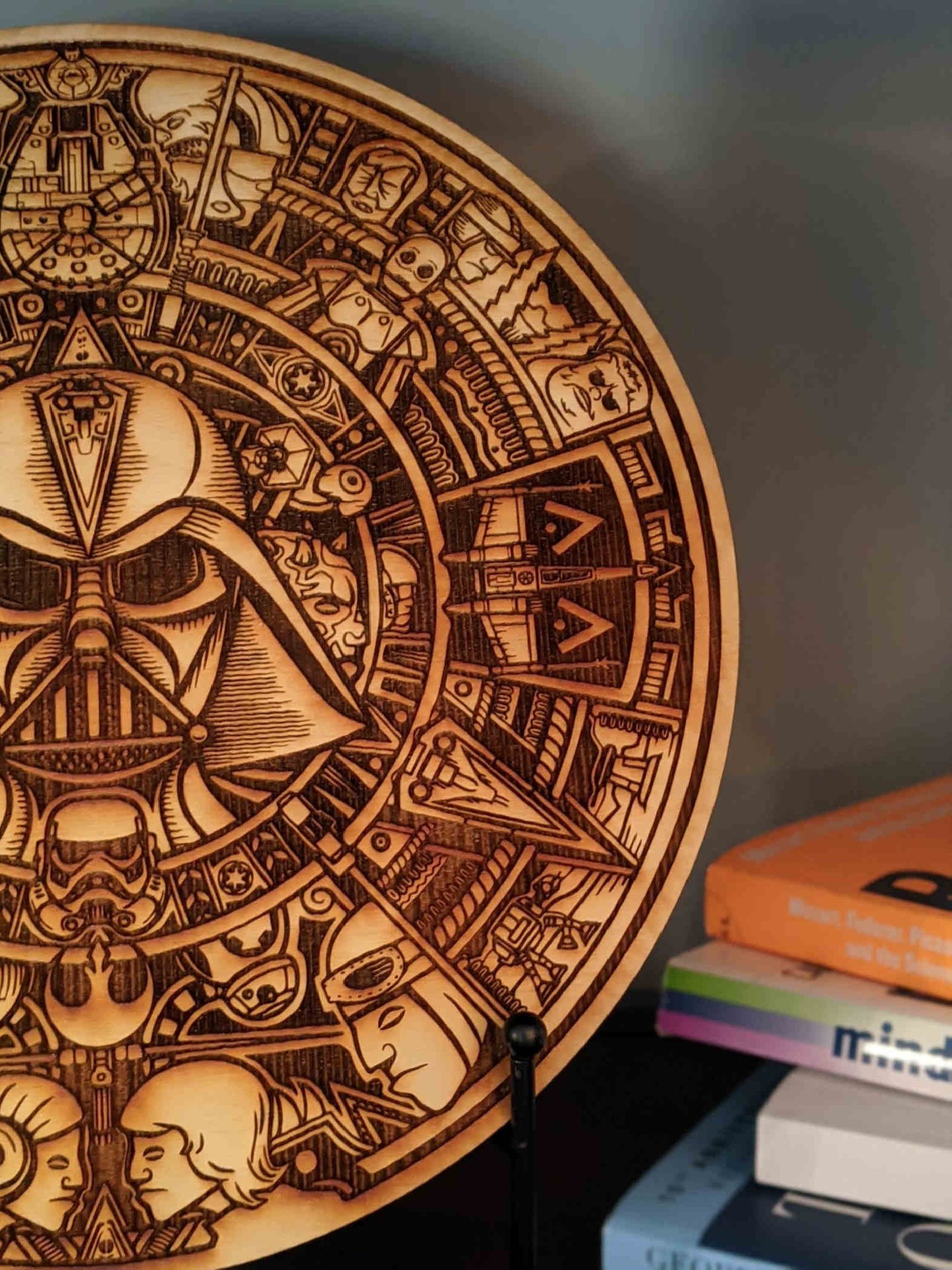 Star Wars Round Wood Mandala
