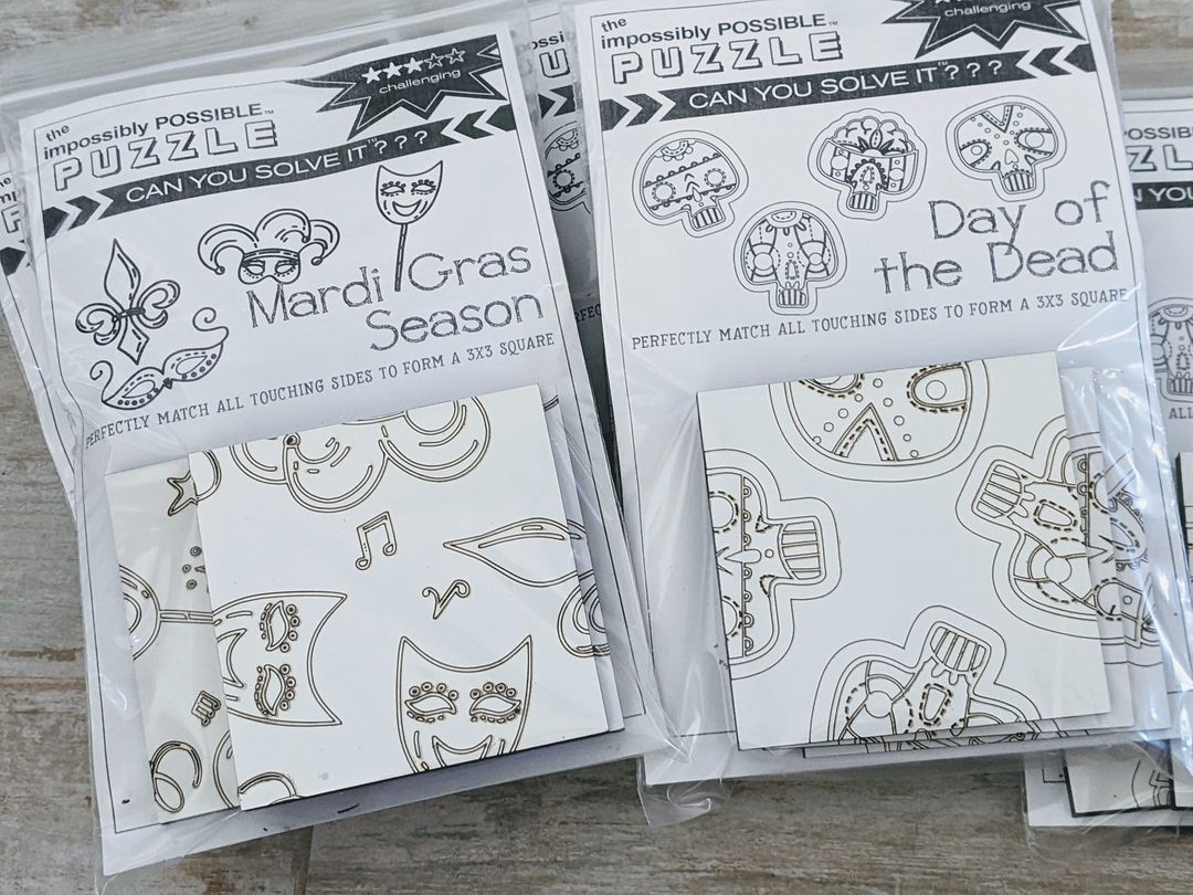 Challenging The Impossibly Possible Wooden Puzzle - Day of the Dead & Carnival - Brain Teaser