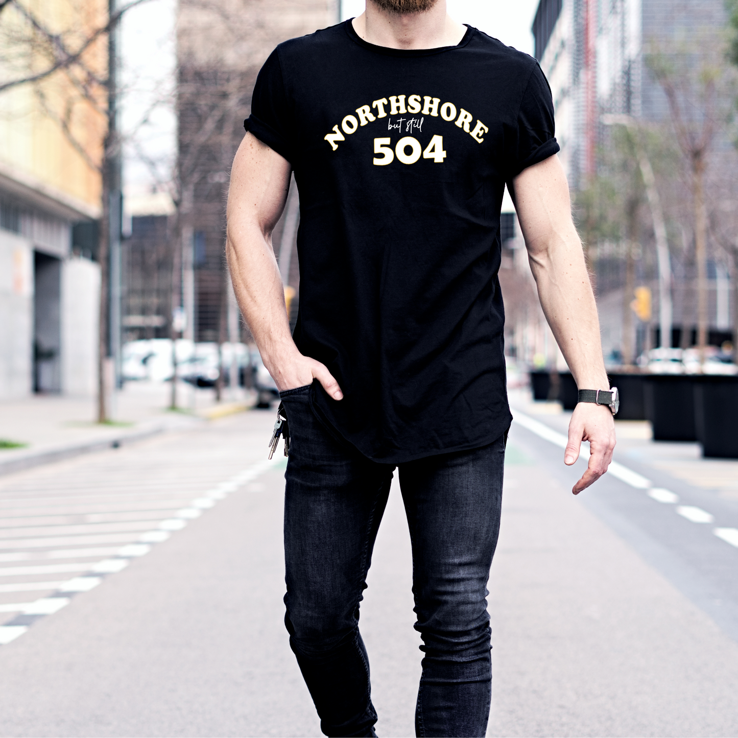 Northshore but still 504 - Short and Long Sleeve Tee