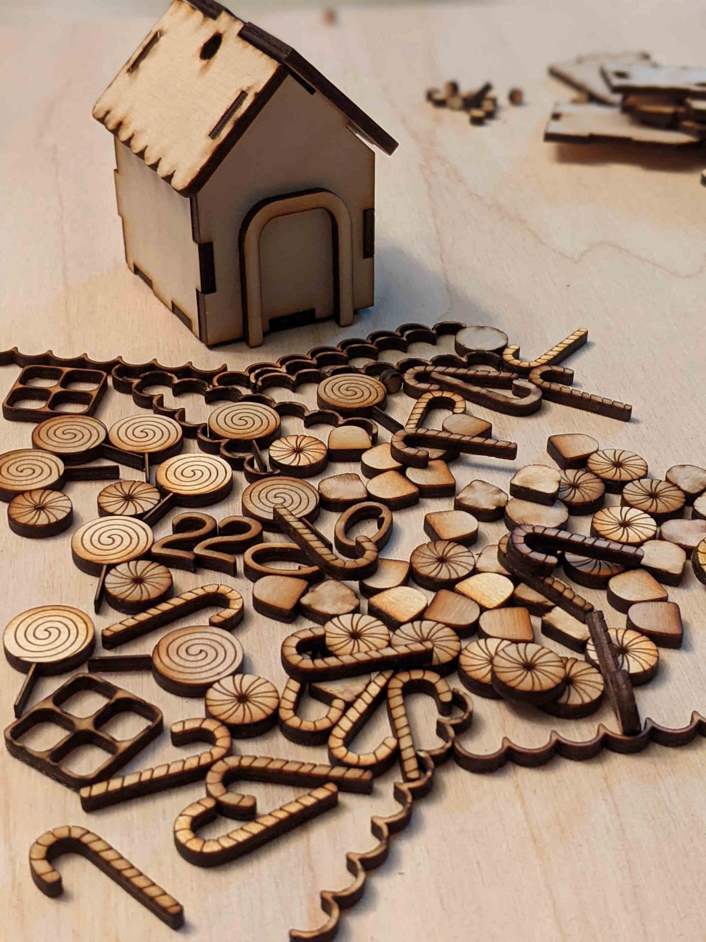 DIY Gingerbread Wooden Ornament