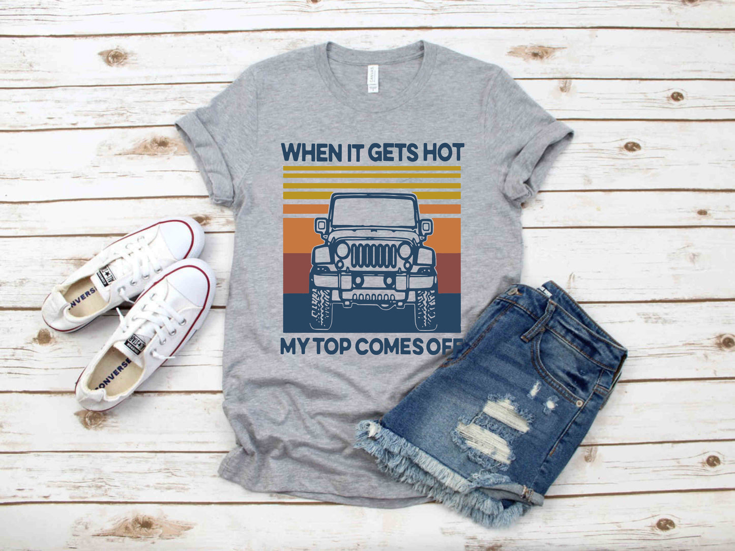 It's Getting Hot . . . Get That Jeep Out Girl!