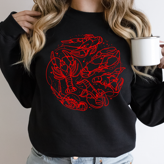 Handdrawn Crawfish  - Sweatshirt