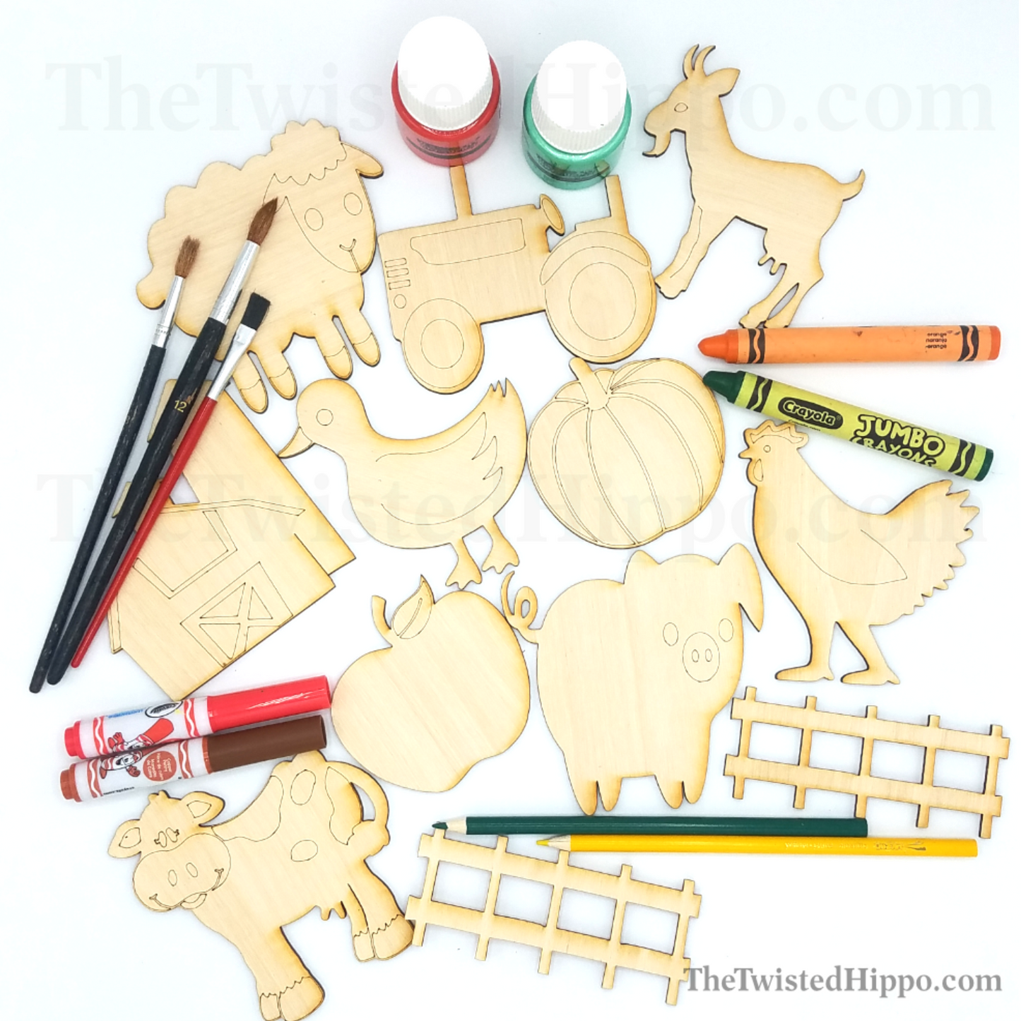 Down on the Farm Art Kit