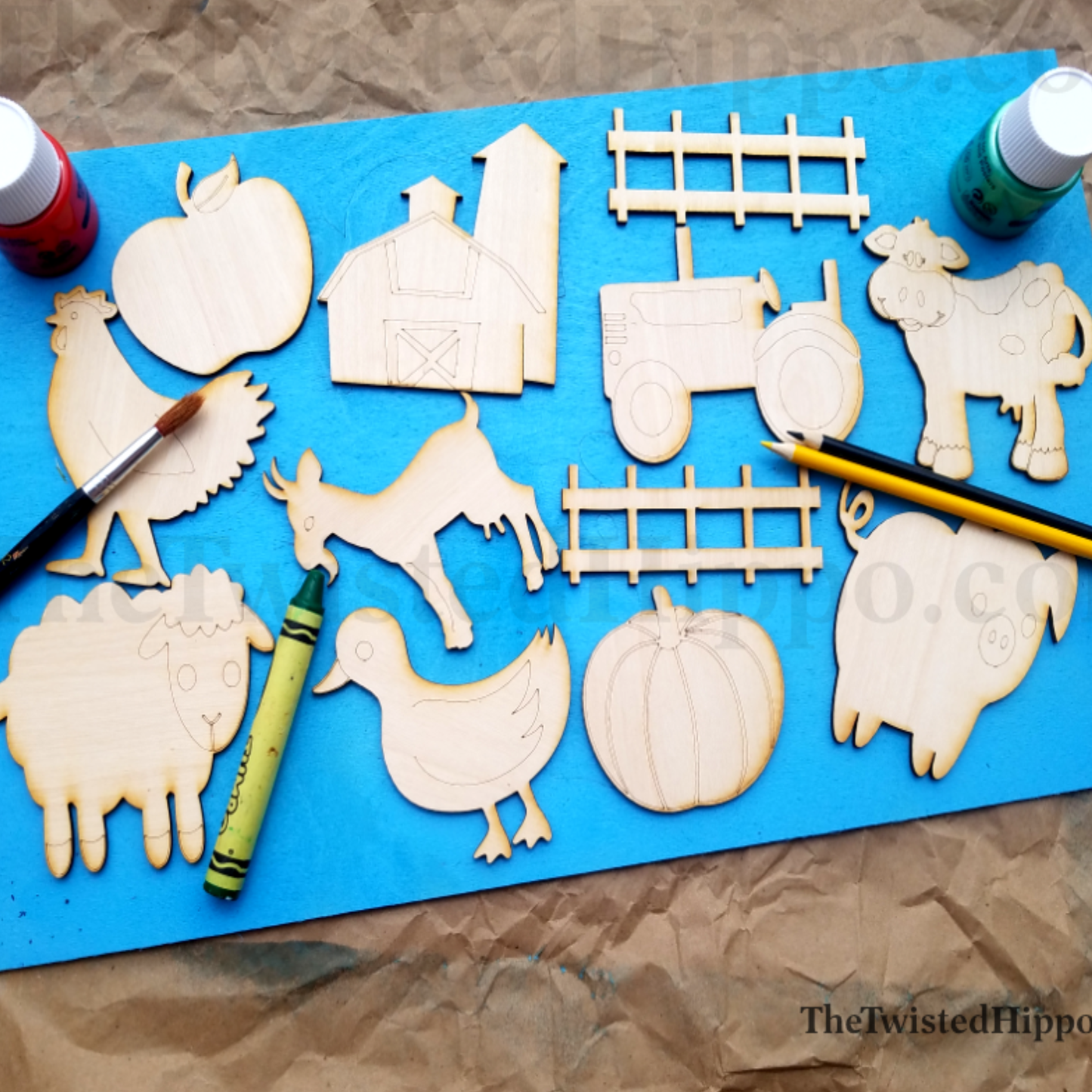 Down on the Farm Art Kit