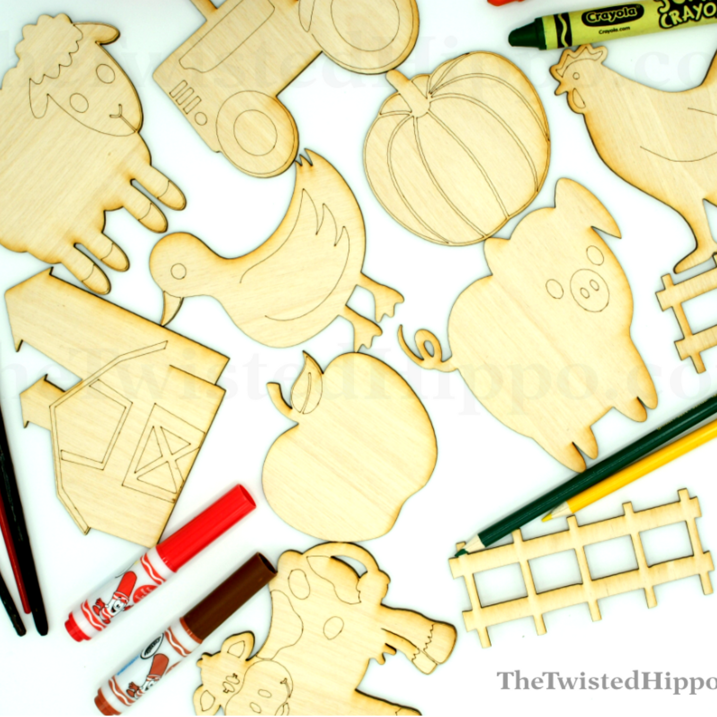 Down on the Farm Art Kit