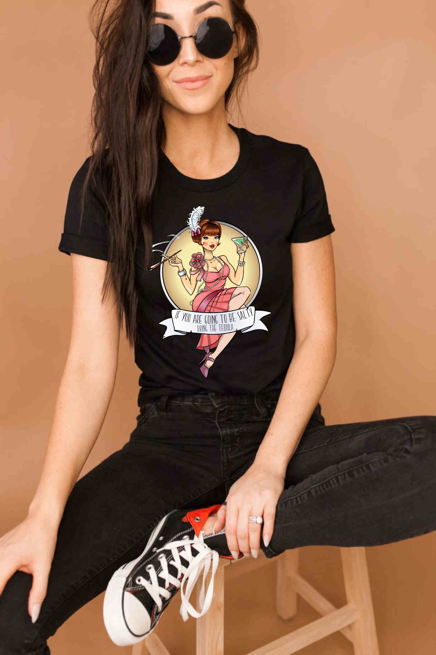 Sarcastic shirt for women with attitude and humor

