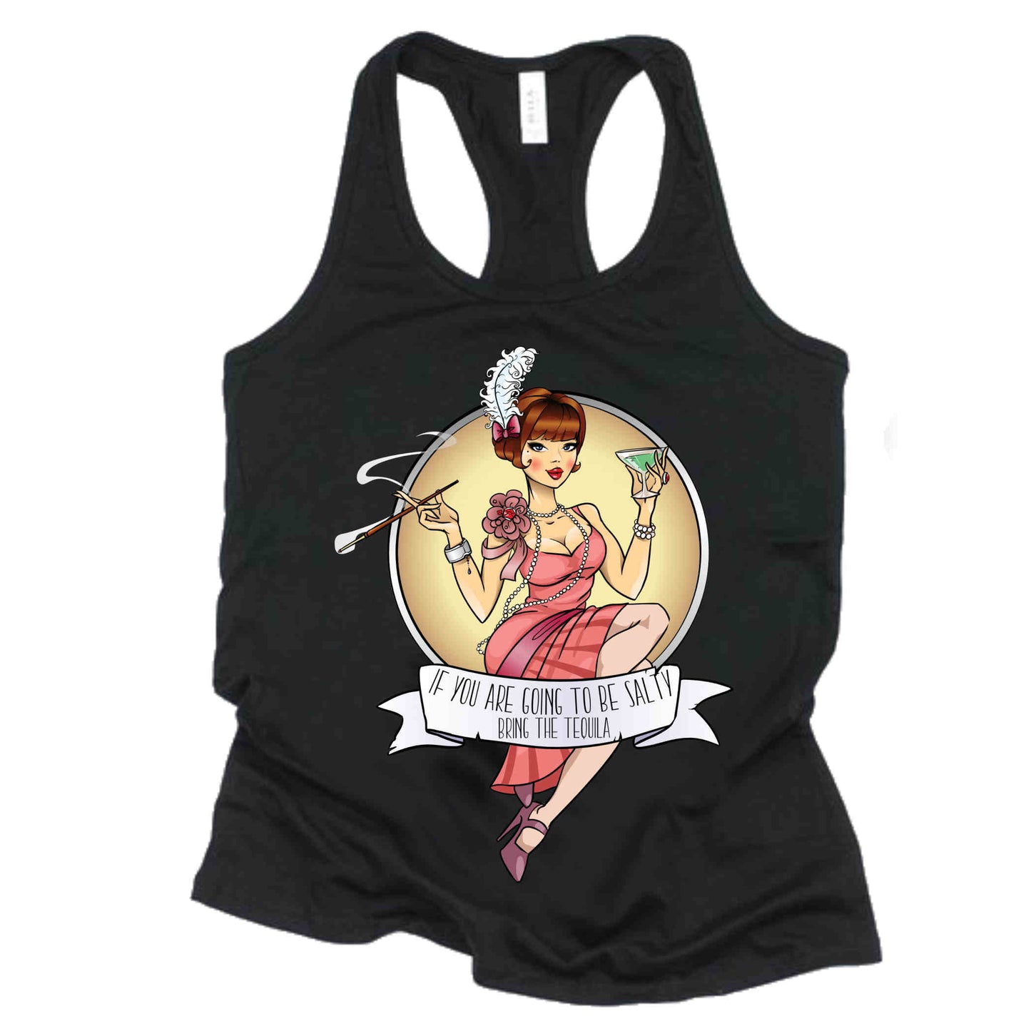 If you are going to be salty - - Racerback tanks!