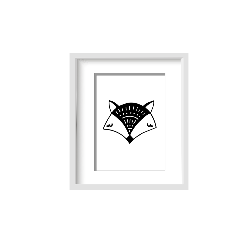 Mama Fox |  Printed Art 11 * 14