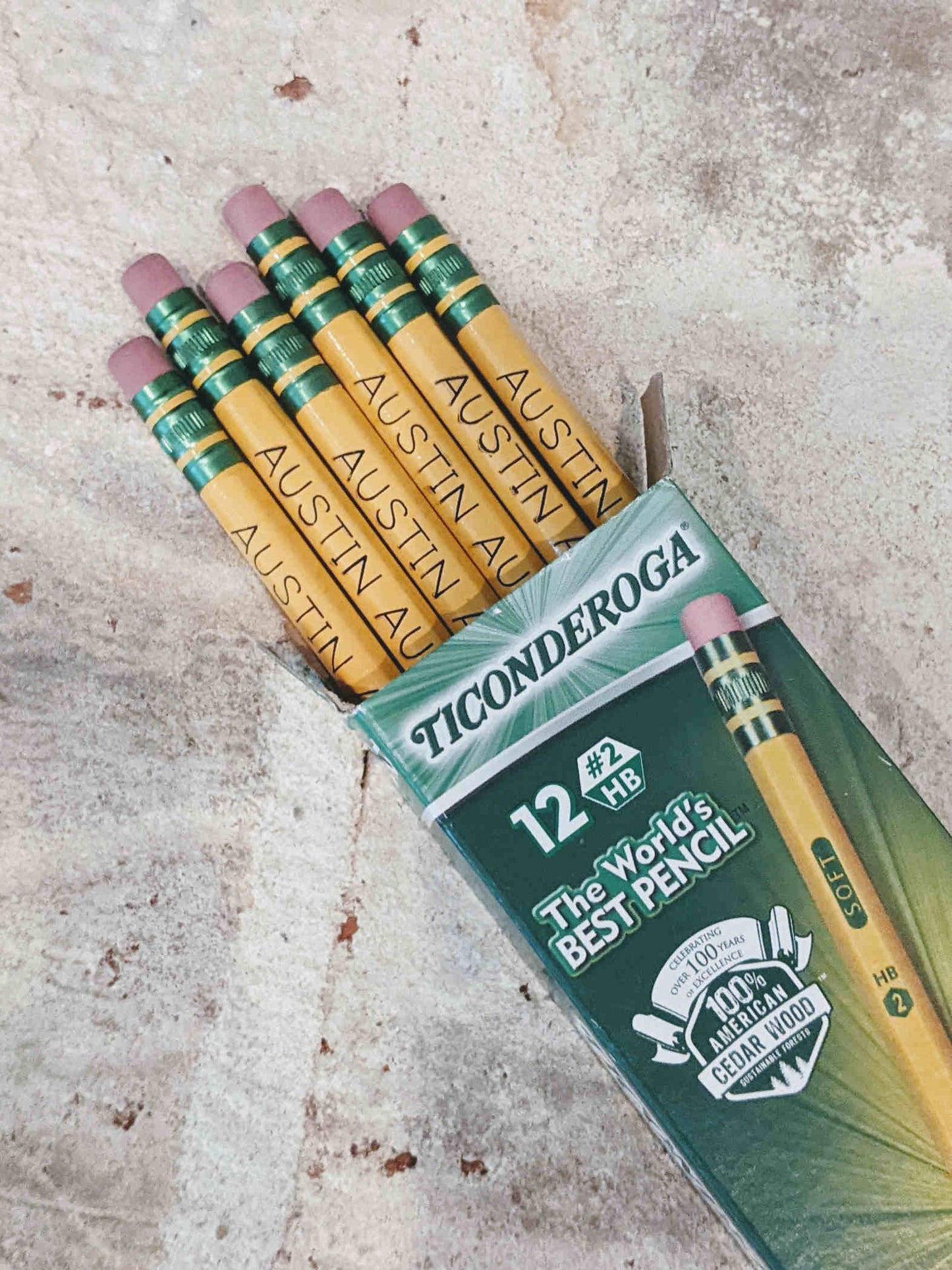 Personalized Ticonderoga #2 Pencils