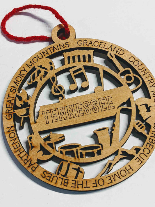 Tennessee Christmas Ornament