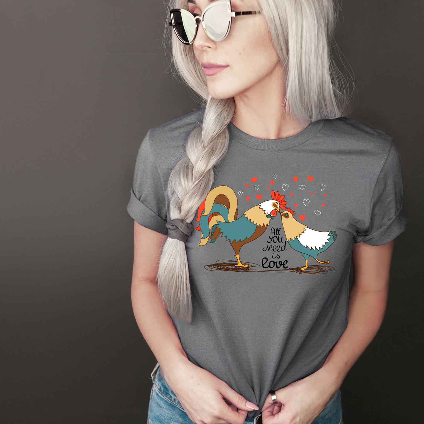 All You Need is Love (and Chickens) - Chicken Tee