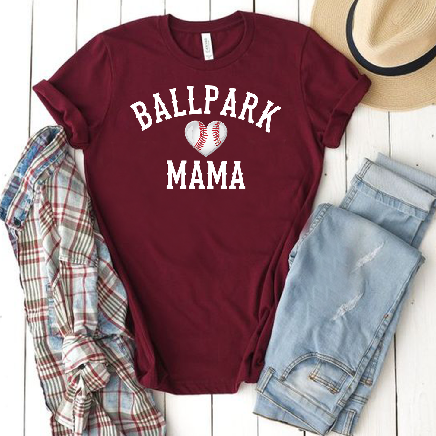 Ballpark Mama - Baseball Tee