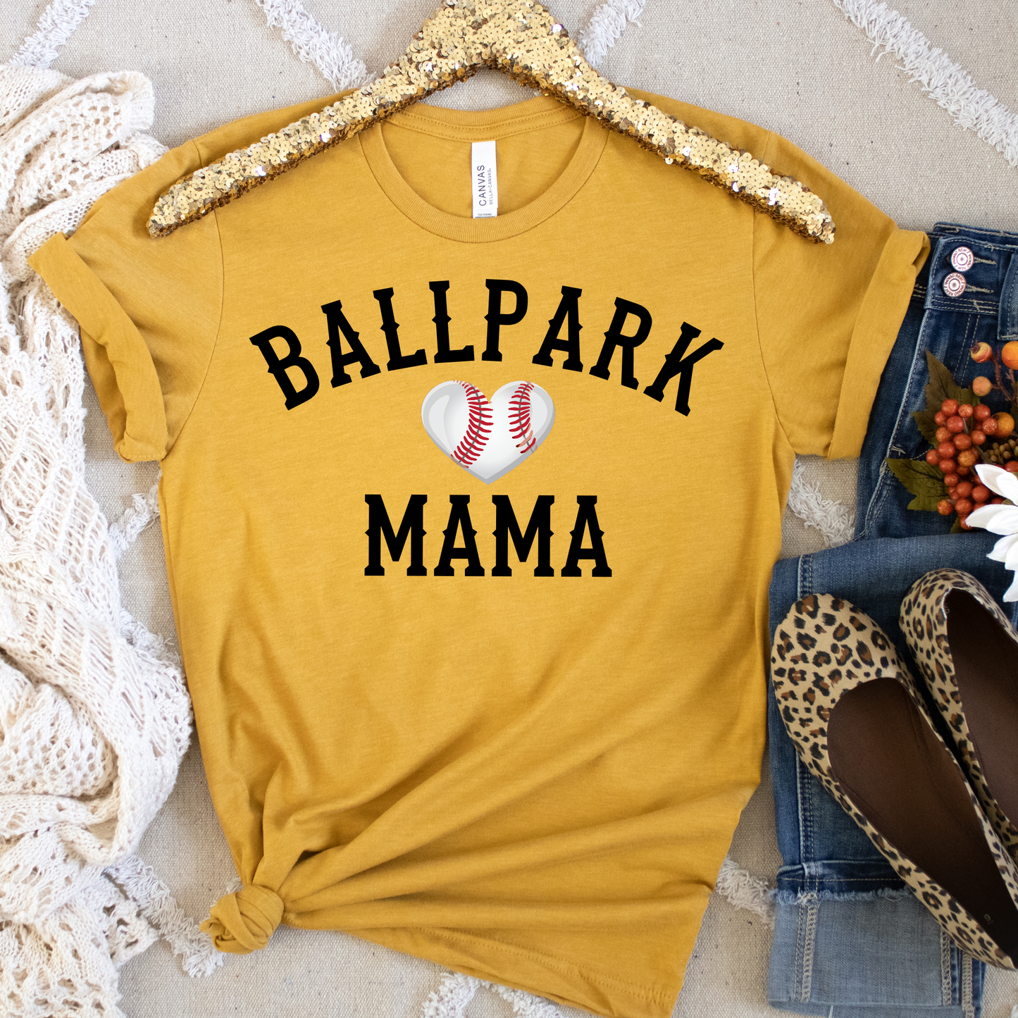 Ballpark Mama - Baseball Tee